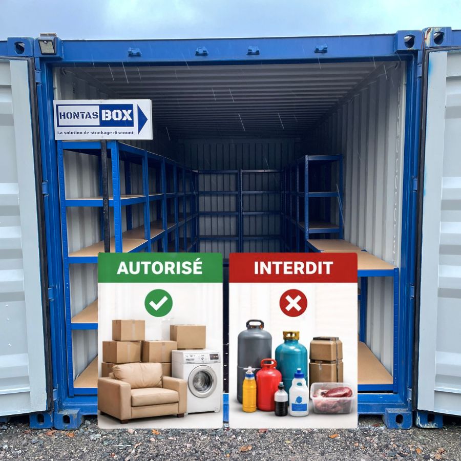 Image de Que peut-on stocker (ou non) dans un box de stockage ?