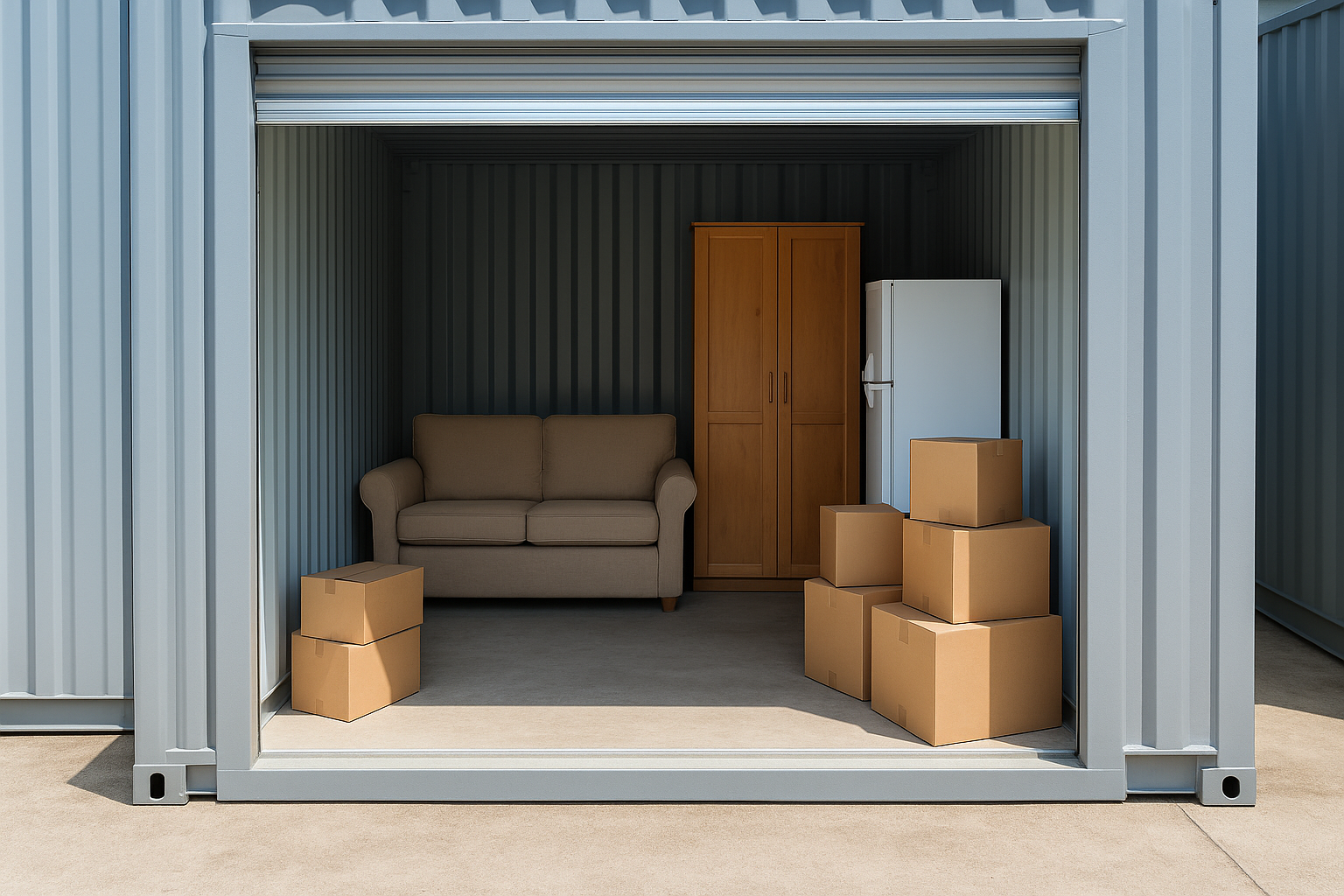 Image de Box de 14 m² : que peut-on réellement stocker dedans ?Cas pratiques et exemples concrets