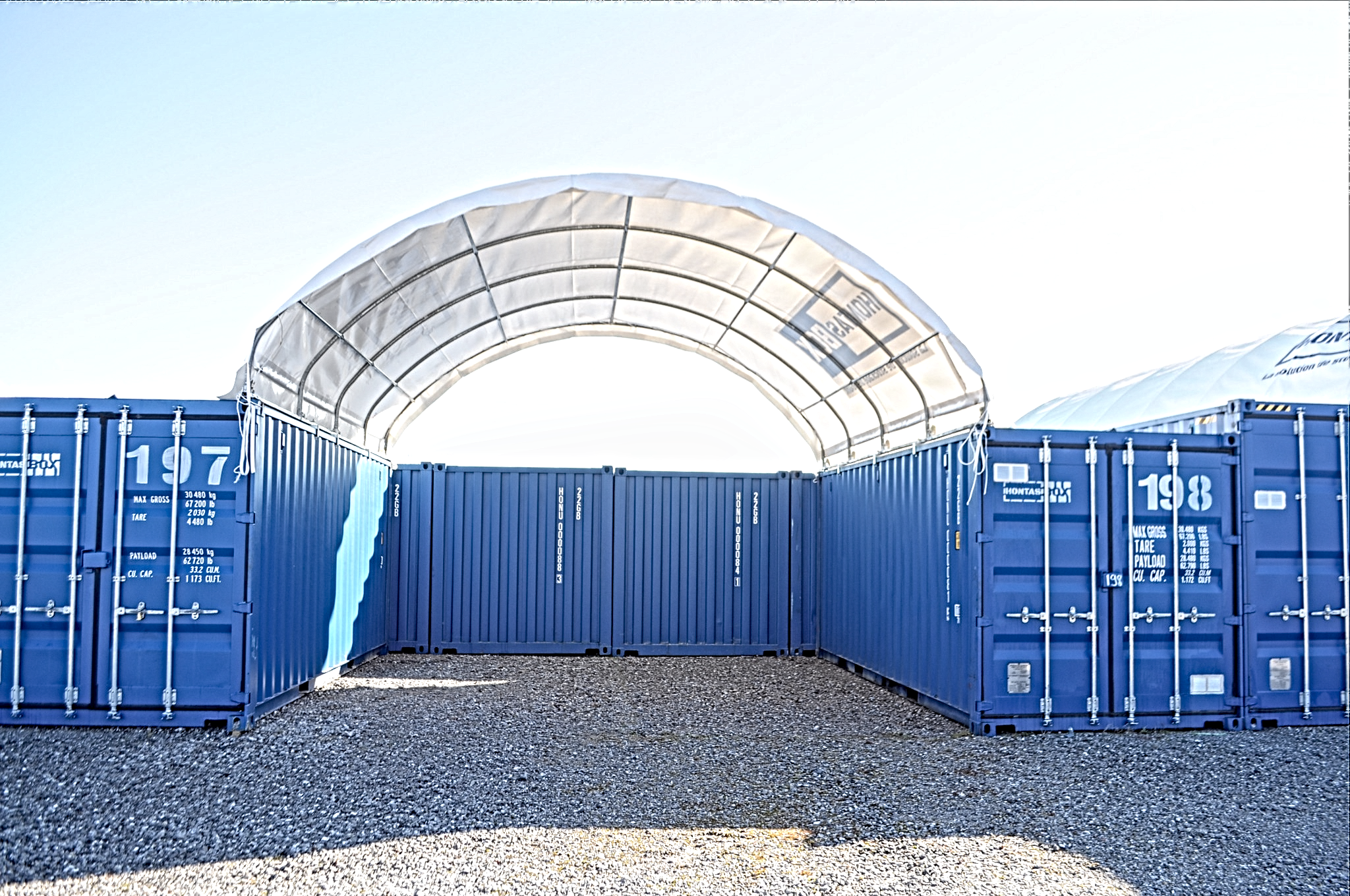 Vente d’abris en PVC pour conteneurs maritimes Vente d’abris en PVC pour conteneurs maritimes